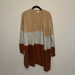 Color Block Cardigan